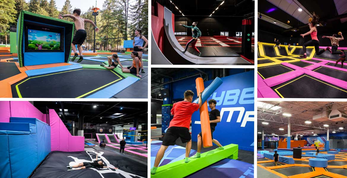 The most beautiful Akrobat Trampoline parks set up this year